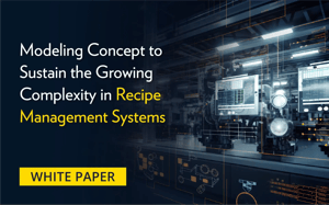 White paper cover for ''Modeling Concepts to Sustain the Growing Complexity in Recipe Management Systems