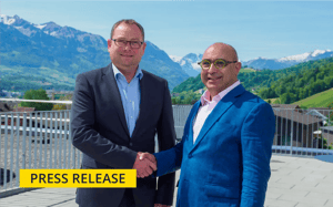 A press release cover on