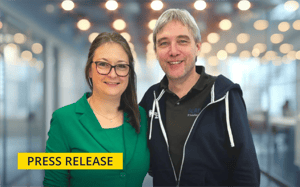 A press release cover on